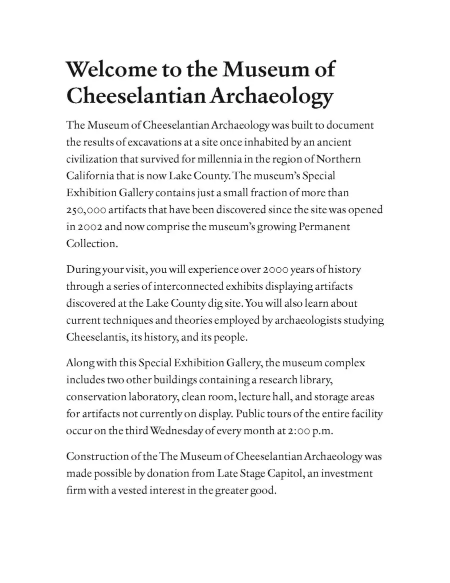 Cheeselantian gallery signage 02