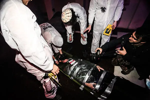 Department of Decontamination containment photo