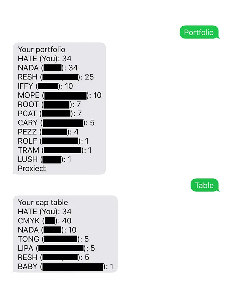 The Exchange SMS app conversation 9