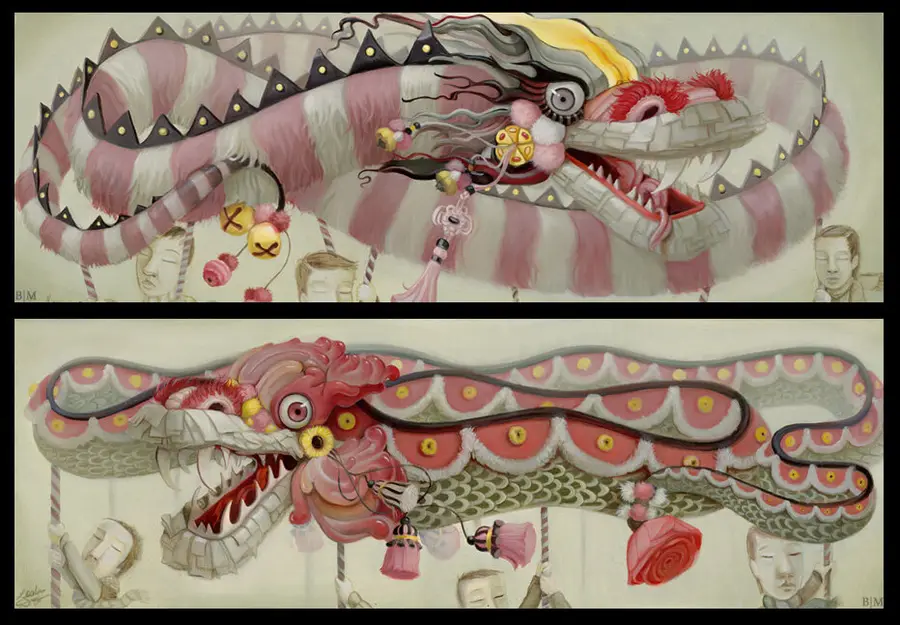 Dancing the Dragon and Hoisting the Dragon by Leslie Ditto