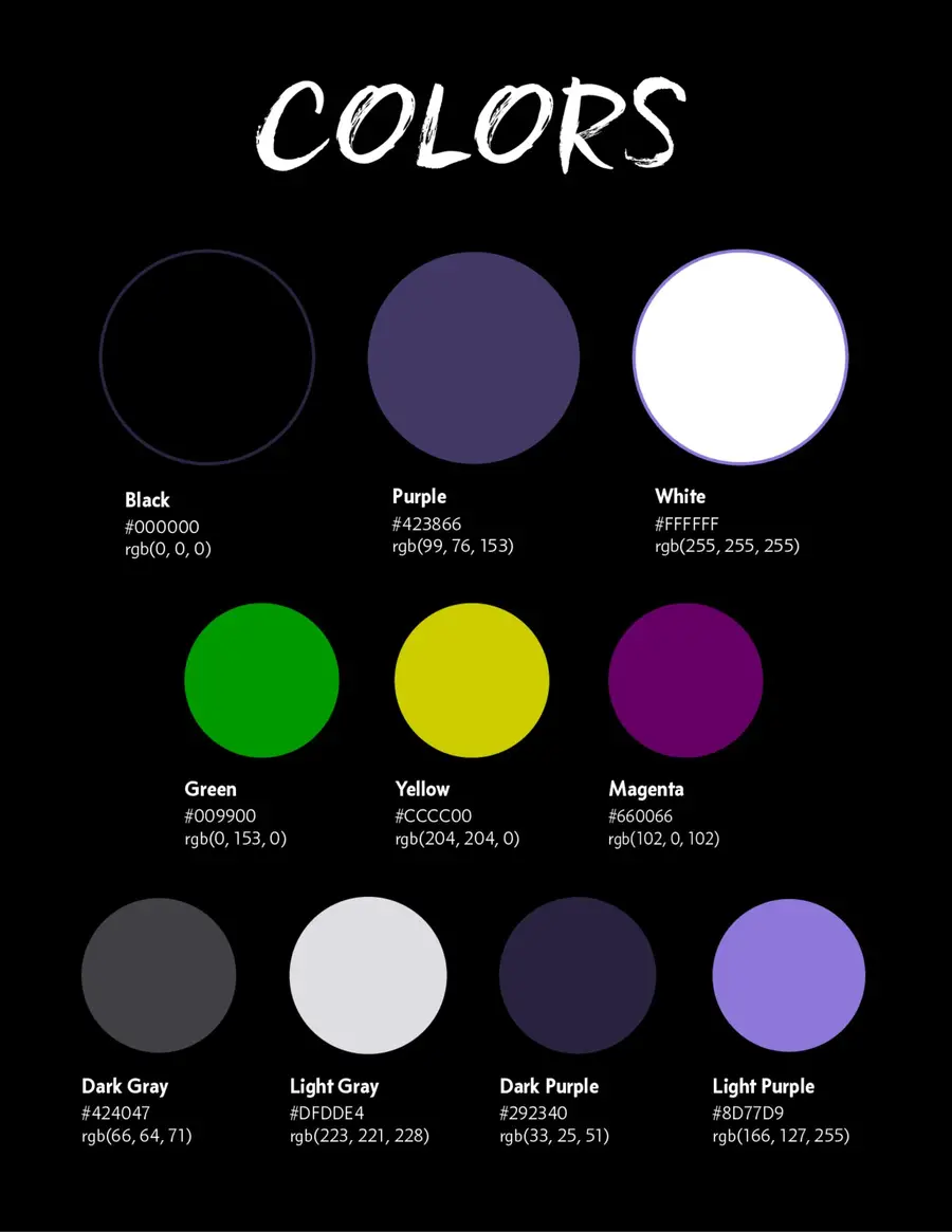 Hoax brand guidelines, page 2