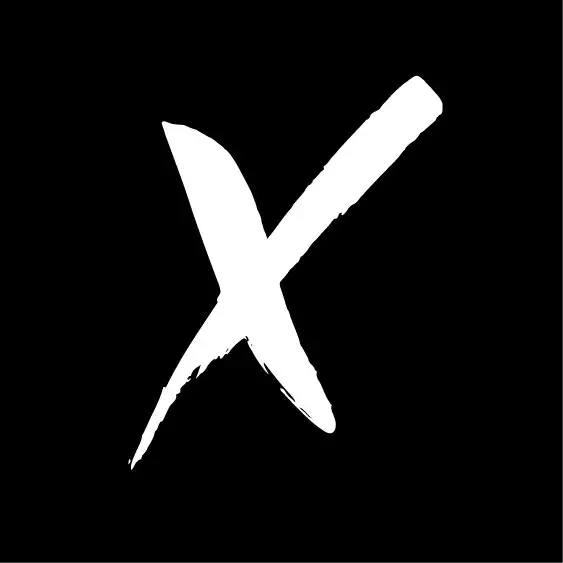 Hoax logo icon, black colorway