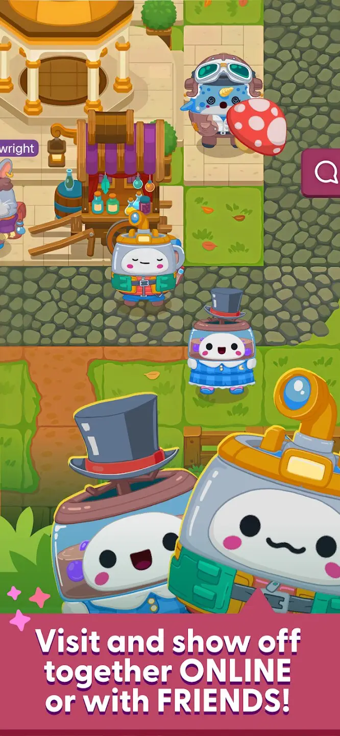 Magic Garden store screenshot - visit and show off online