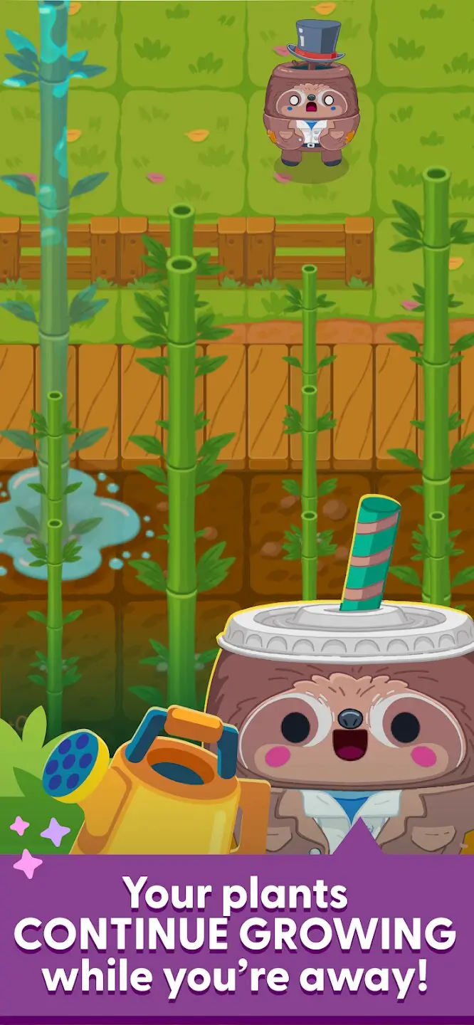 Magic Garden store screenshot - plants continue growing