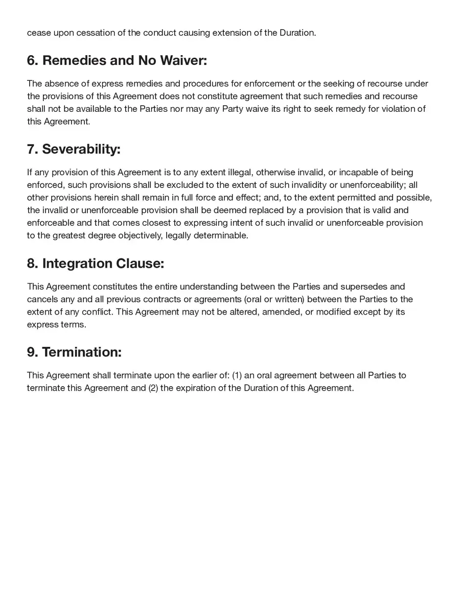 NDA contract, page 3