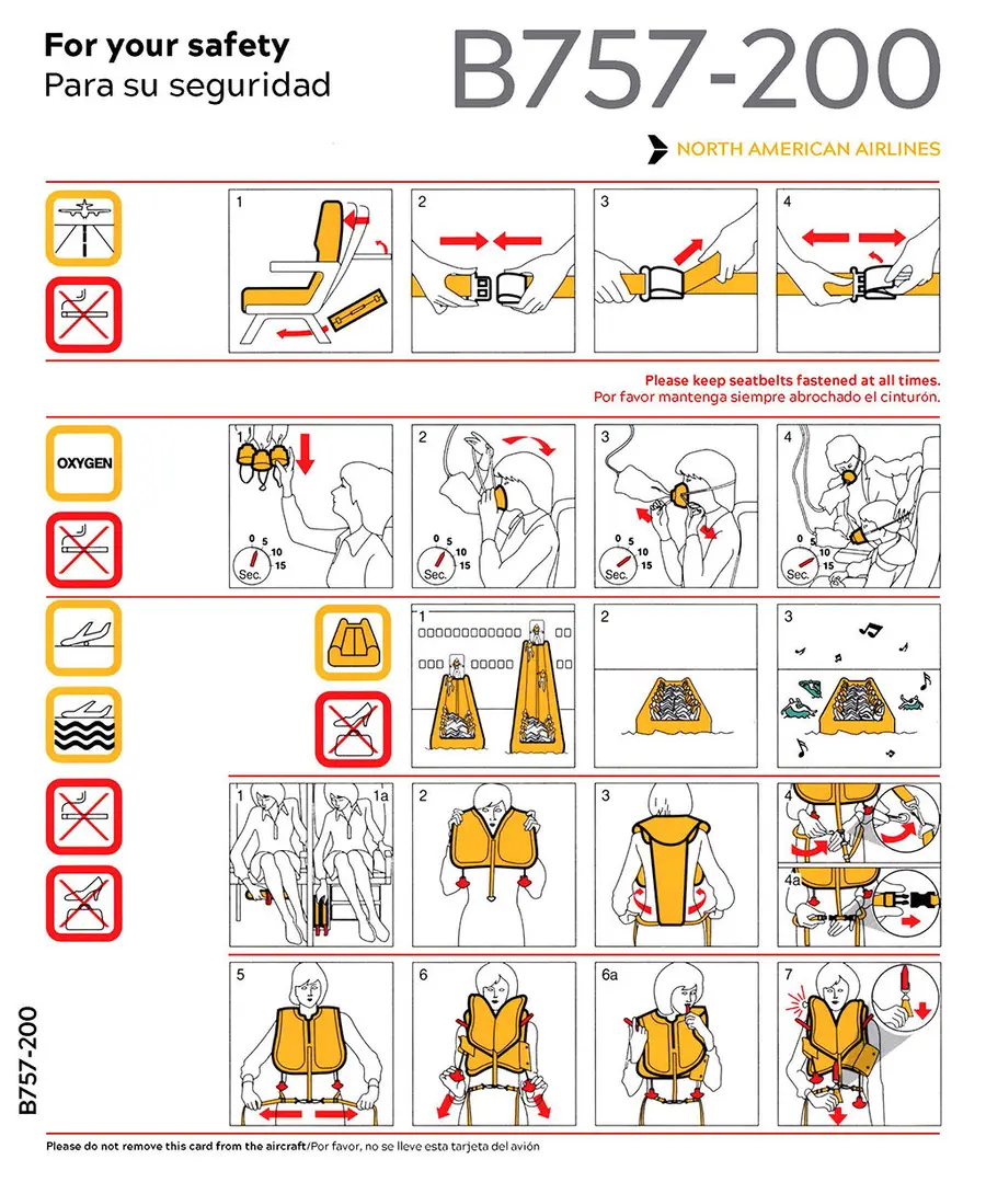 Party Crashing safety card design 7