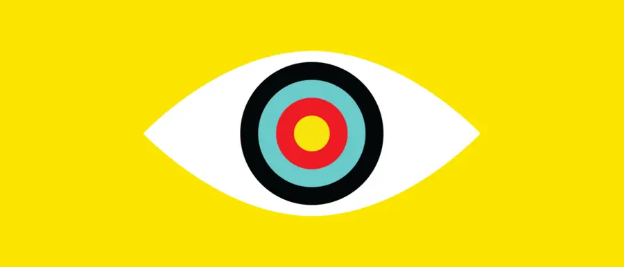 What Doesn't Kill You Makes You Stranger bullseye eye symbol on brand yellow