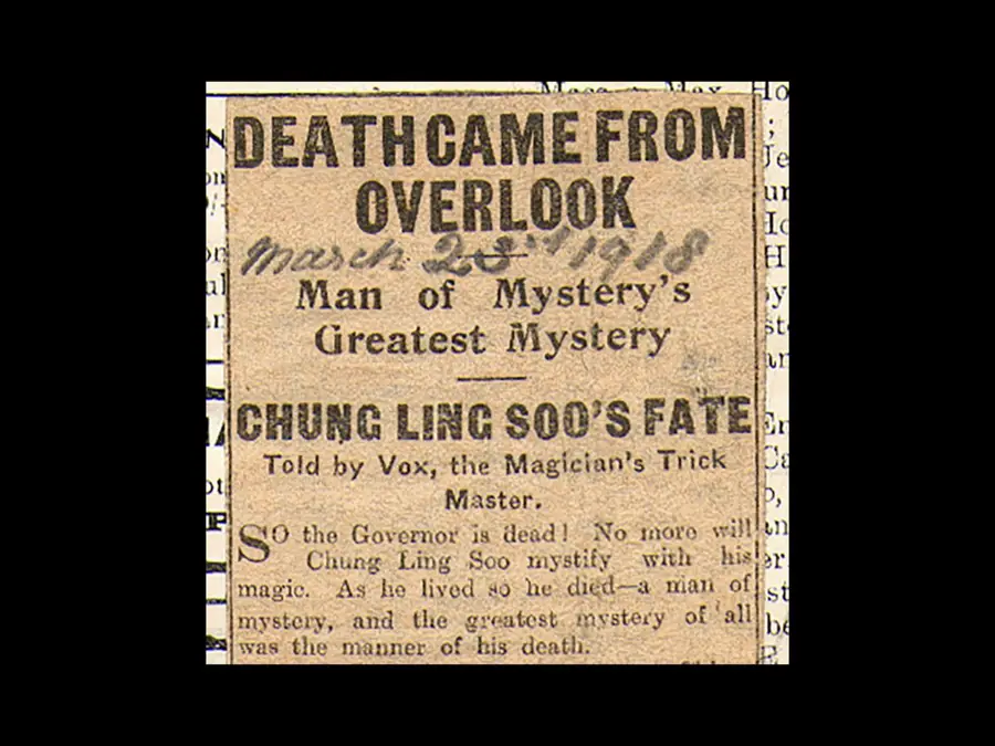Chung Ling Soo talk slide 1